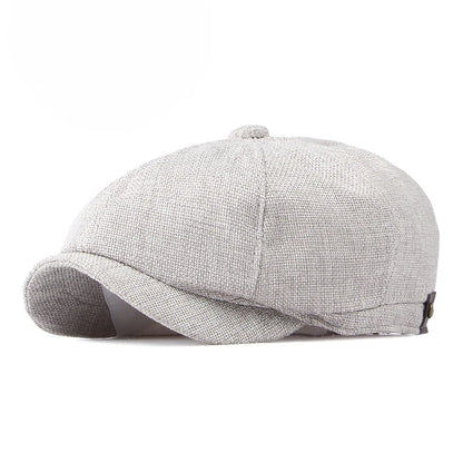 Retro Newsboy Caps Men British Painters Hats Spring and Summer Berets Herringbone Flat Cap Hip Hop Berets