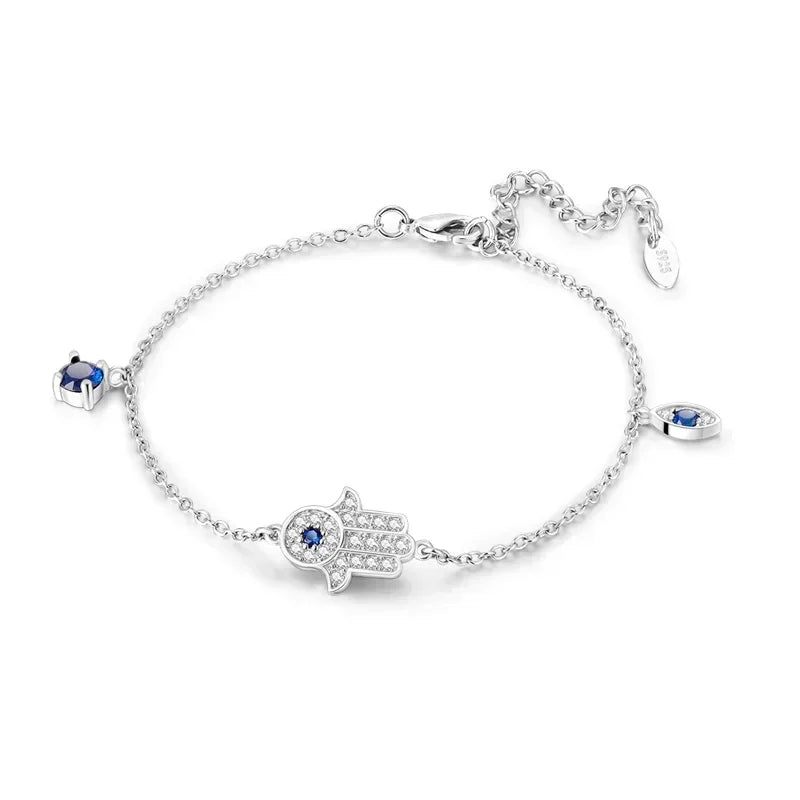 Hot Sale 925 Silver Color Evil Eye Charm Demon Eye Bead For Original  Bracelet&Bangle DIY Making Fashion Jewelry Gift