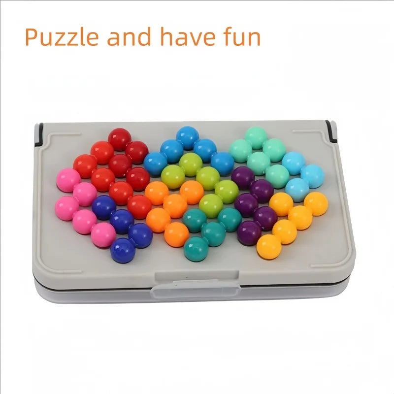 120 Challenges - Intelligence Development - 3D Puzzle Game - Classic Pyramid Beads Logical Thinking Toy