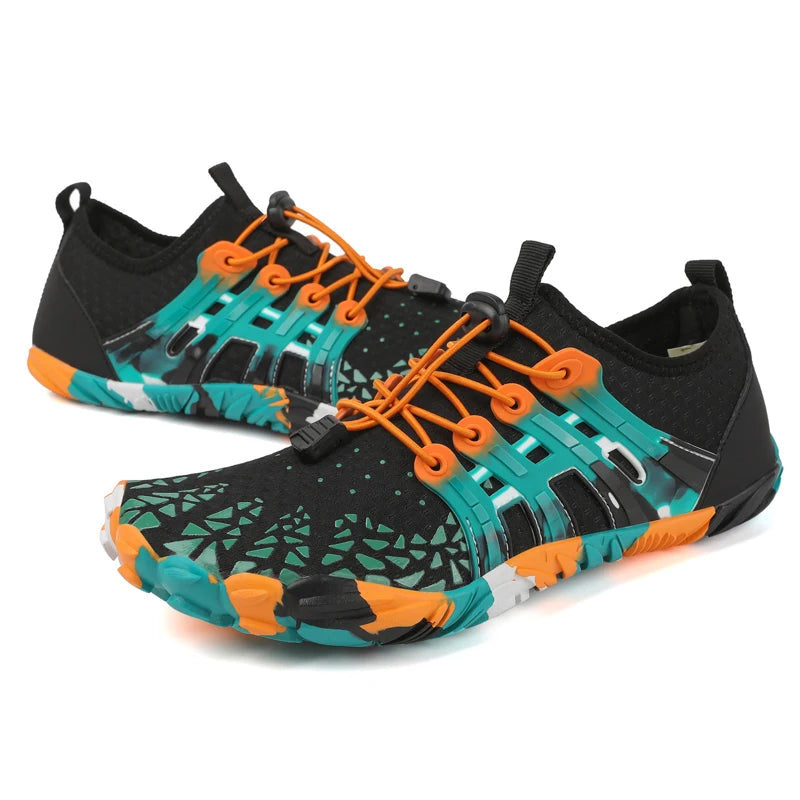 Qiuck Drying Aqua Shoes Men Women's Water Shoes Barefoot Five-Fingers Wading Sneakers Beach Swimming Footwear 2023 New Arrival