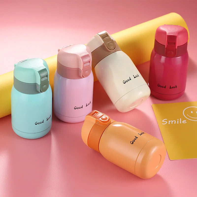 200ML/350ML Stainless Steel Pocket Cup Travel Thermal Coffee Mug Mini Thermos Cup Vacuum Flask Insulated Cup Sport Water Bottle