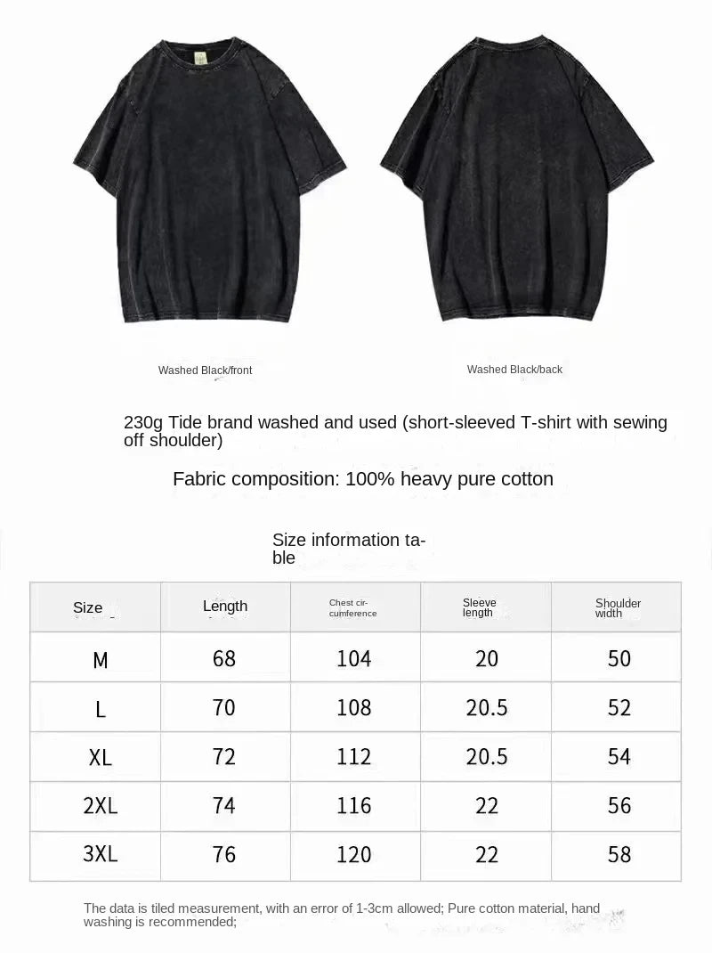 Avenged Sevenfold T Shirts Hip Hop Washed Cotton T-Shirt Vintage Men Women Tops Streetwear Printed Tee Shirt