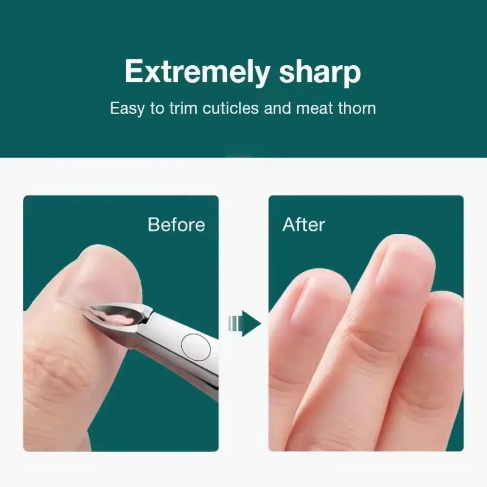 Professional Cuticle Nail Nipper Clipper Stainless Steel Nail Art Manicure Pedicure Care Trim Plier Cutter Beauty Scissors Tools