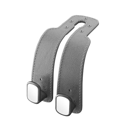 High Quality Car Headrest Hook Leather Hidden Back Hanger Storage Holder Quality  Large Load-Bearing Alloy Hook Hanger Universal