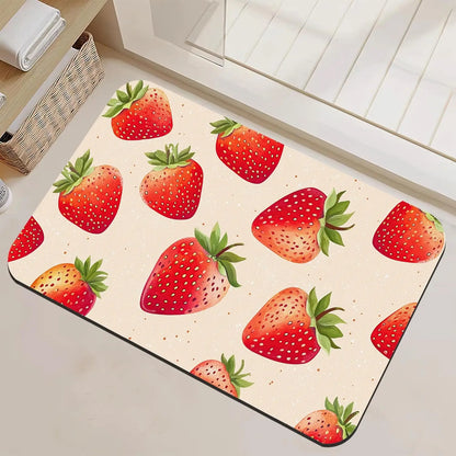 Black Cat Flower Bear Dwarf Door Mat Octopus Mermaid Maple Leaf Carpet Living Room Bedroom Bathroom Decorative Area Carpet