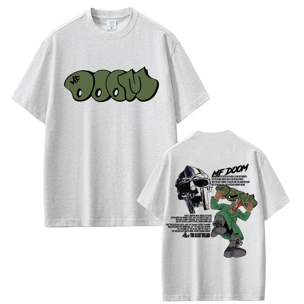 Rapper Album Graphic T-shirt Men Hip Hop Fashion Vintage Summer Male Casual Cotton Oversized Durable Stitching Loose Fit Casual