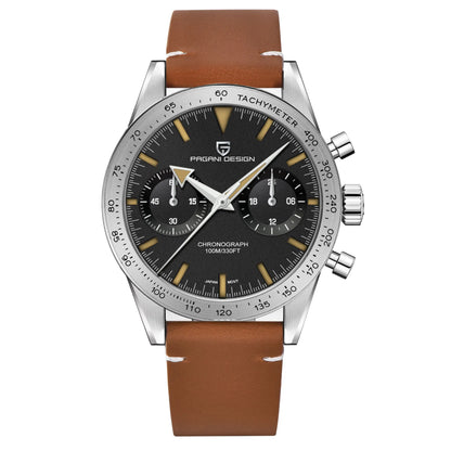 2025 New PAGANI DESIGN Retro Mens Watches Moon Quartz Watch For Men Speed Sports Chronograph AR Sapphire VK64 Clock Reloj Hombre