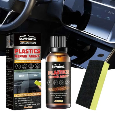 50ml Car Plastic Restorer Back To Black Gloss Auto Plastic Renovation Agent Restoring Liquid Car Refurbishment Cleaning Agent