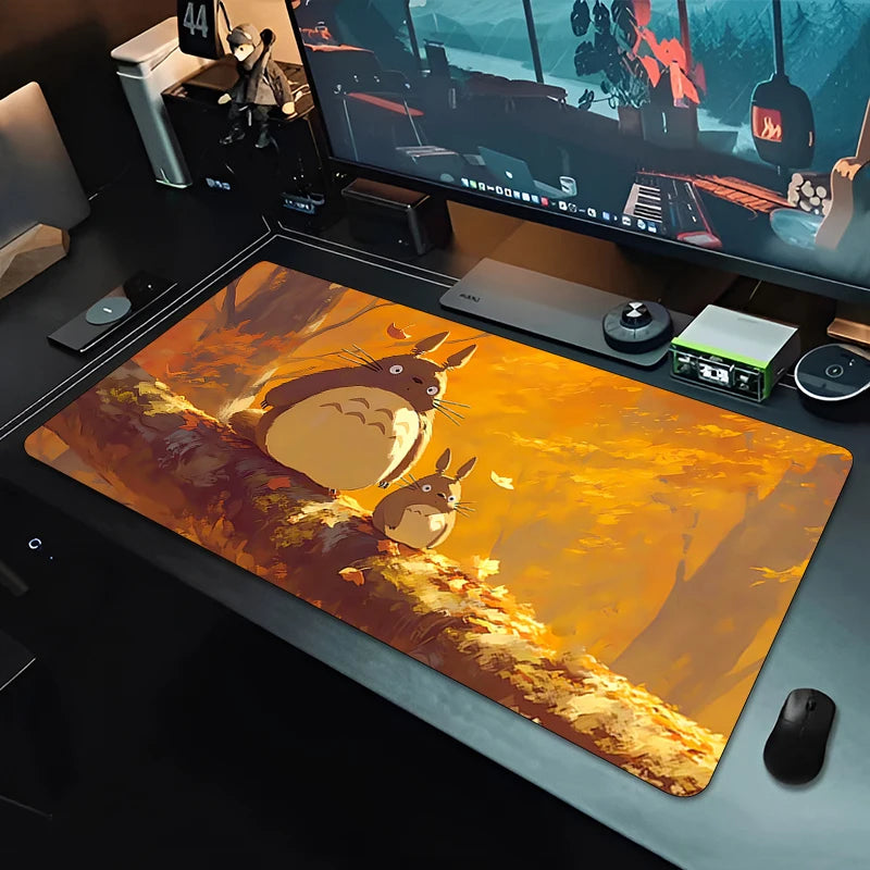 Mouse Pad Office Carpet Mouse Mats Gamer Rug Desk Non-Slip Accessories Computer Table Pads HD PC carpet T-Totoro Mousepad lovely