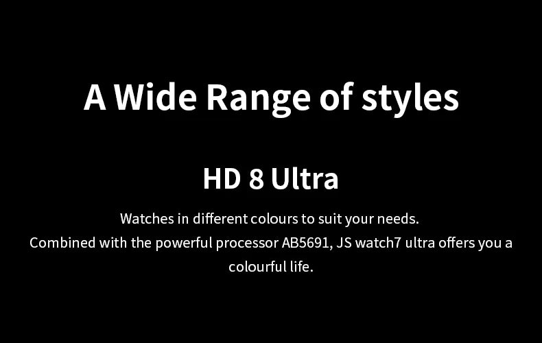 Smart Watch 8 Ultra New Color Matching GPS Compass Smartwatch Bluetooth call NFC IP68 Waterproof Health monitoring Reduction100%
