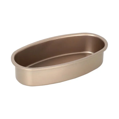 Oval non-stick pan carbon steel cake mold cheesecake bread loaf pan baking mold pie tin pan baking tools accessories