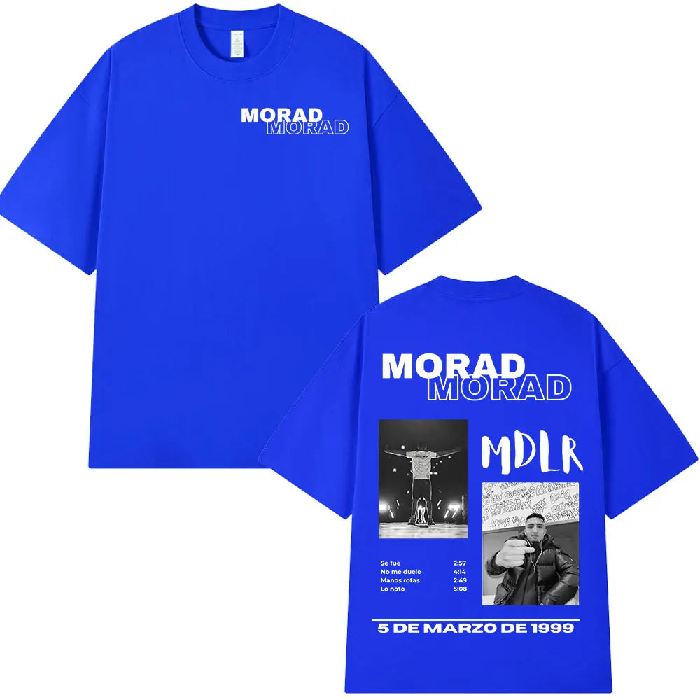 Rapper Morad MDLR Tour Album T Shirt Men's Women High Quality Cotton Tee Shirt Fashion Hip Hop Short Sleeve T-shirts Streetwear