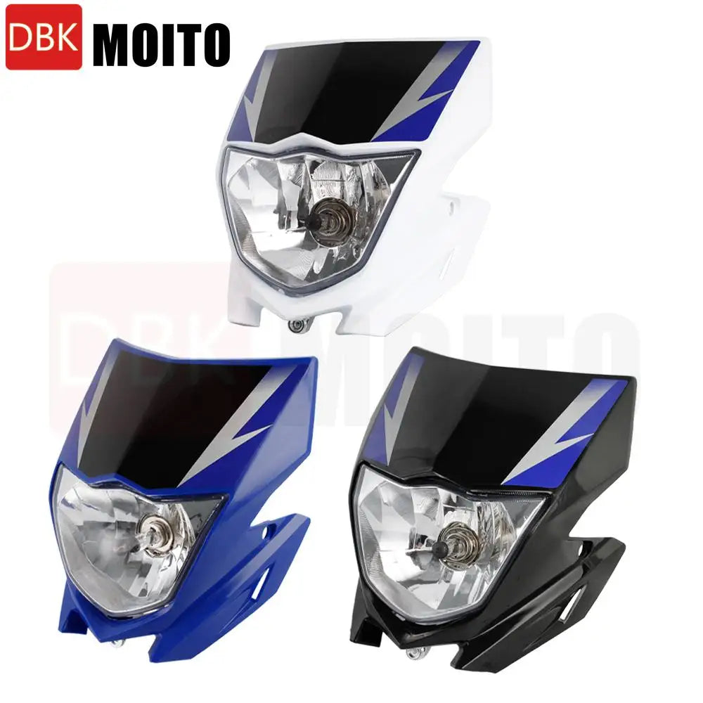Headlight Assembly For Yamaha XTZ125 Fairing Motorcycle Headlamp Enduro Accessories Dirt Bike Head Lamp Motocross