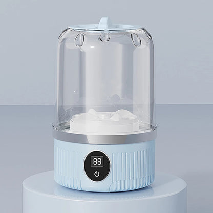 Cordless Small Washing Machine with Laundry Cup Portable Washing Machine Mini Special Washer for Travel Home and Dormitory