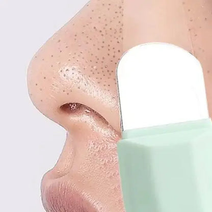 Facial Skin Scrubber Blackhead Remover With Cover Face Spatula Exfoliator Deep Cleansing Skin Care Tool