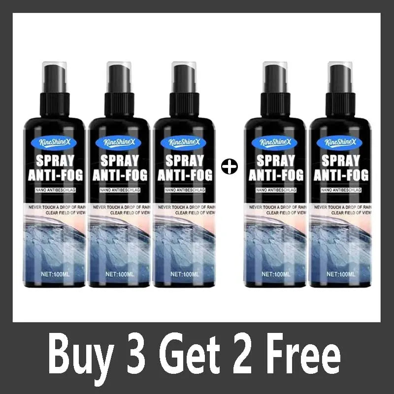 Nano Anti-Fog Glass Spray, Used for Clear Vision Anti-Fogging on Car Windows, Helmets, Windshields, and Interior Windows