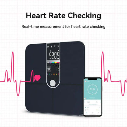 Scales for Bmi Body Weight and Fat Large Display Weight Scale High Accurate Body Fat Scale Digital Bluetooth Bathroom Scale