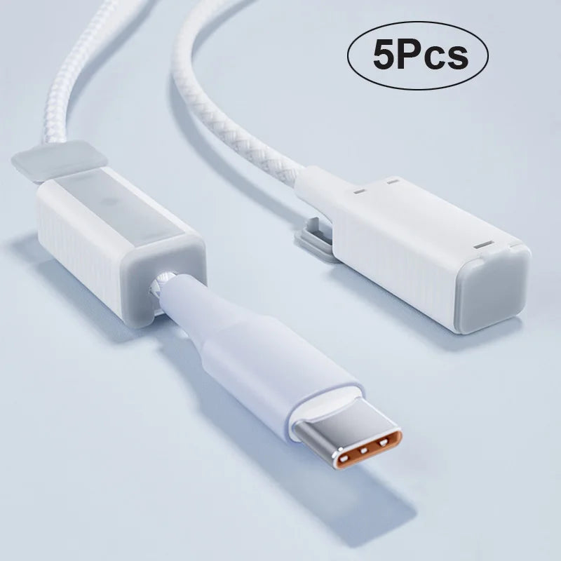 5Pcs Anti Electric Cover Phone USB Cable Safe Cover Home Baby Safety Products Kids Security Protection
