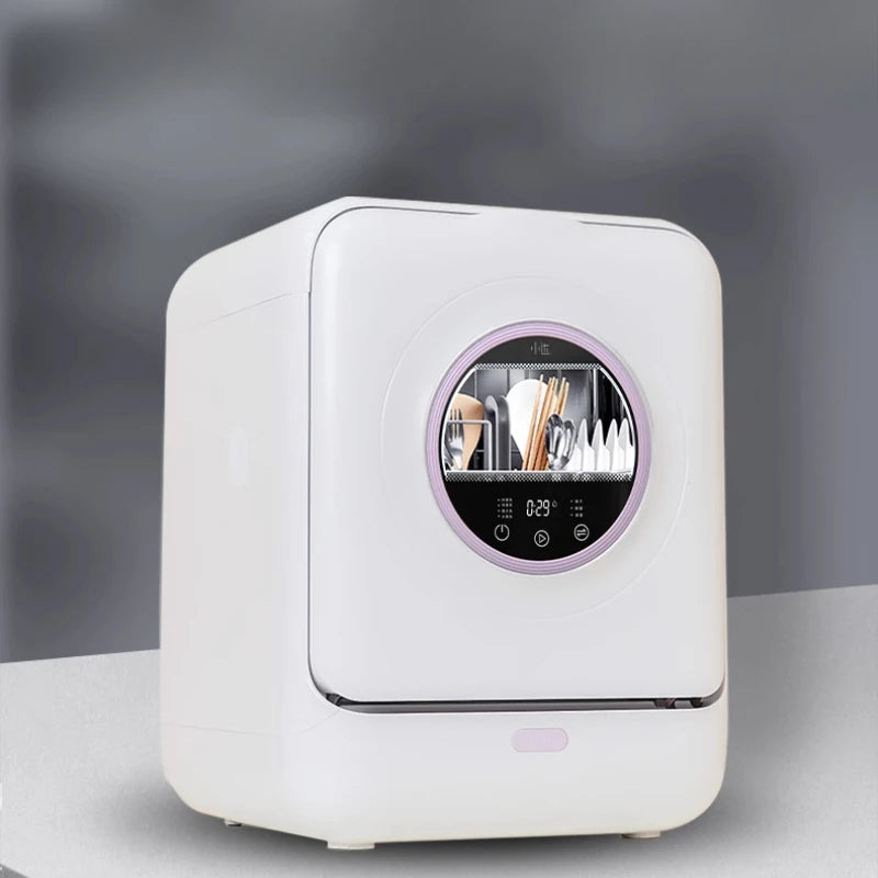 Automatic Mini Dishwasher Household UV Sterilization Hot Air Drying Installation-free for Small Spaces Lavadoura De Louça