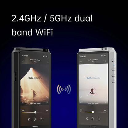 HiBy R6 Gen III / R6 Gen 3 Android12 HiFi Music Player MP3 Bluetooth Audio USB DAC WIFI MQA16x DSD512 ES9038Q2M 768kHz/32bit