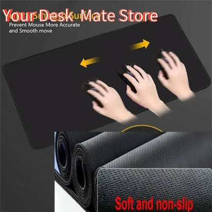 One Piece Sanji Gaming Mouse Pad Gamer Home Computer HD Mousepad XXL Keyboard Pad Carpet Non-Slip Office Mouse Mats