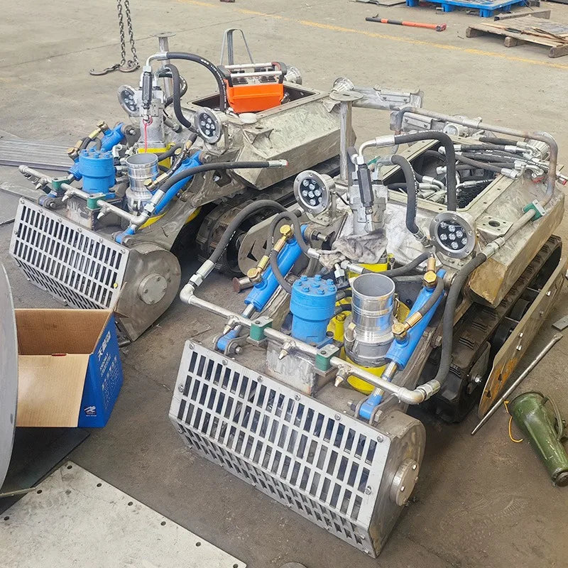 Customized Remote Control Dredging Robot Fully Automated Underwater Pond Septic Tank Cleaning Machine