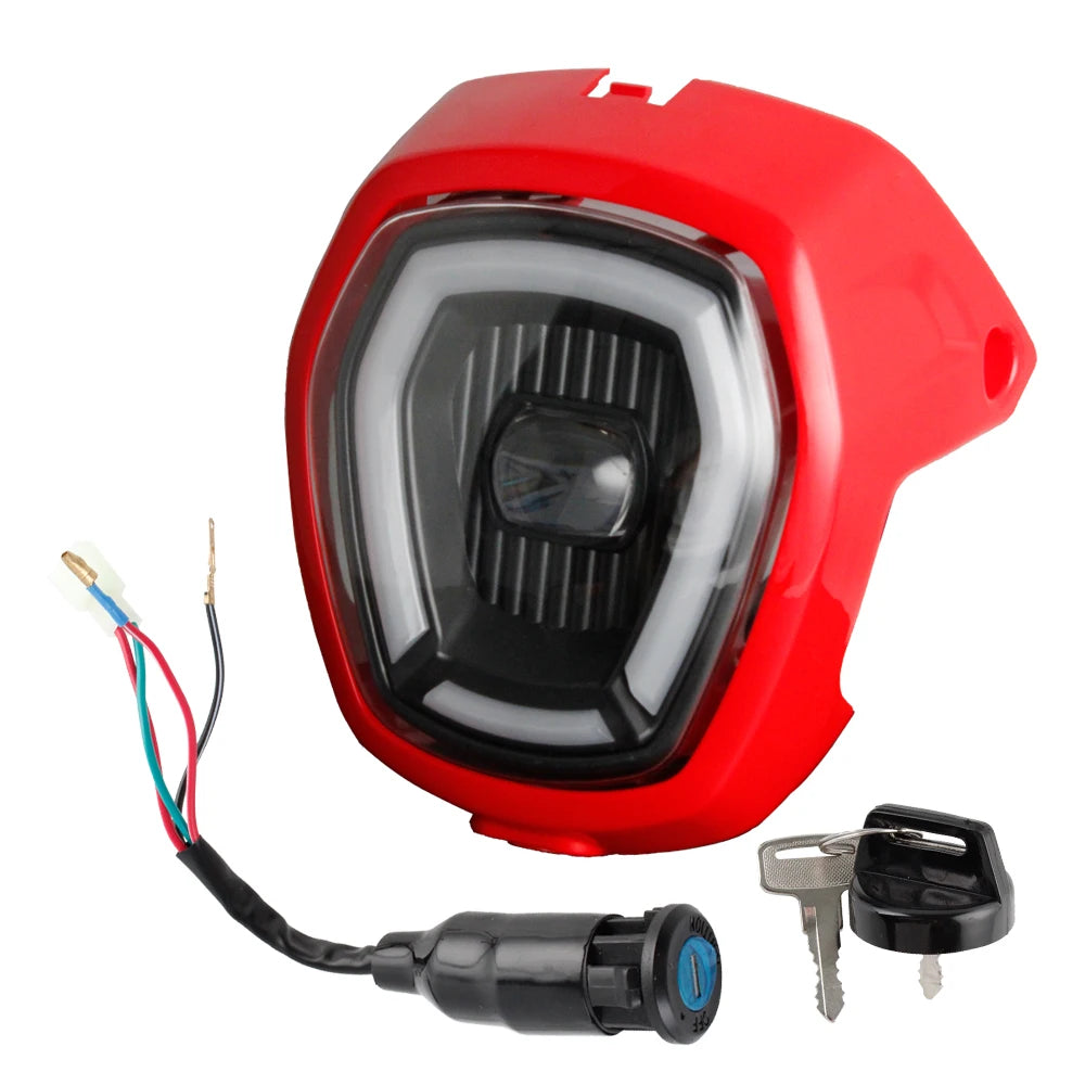 Motorcycle DC 12V Headlight Assembly For Honda NAVI 2022-2023 Head Lamp Accessories  Black Fairing Front Light HeadLamp