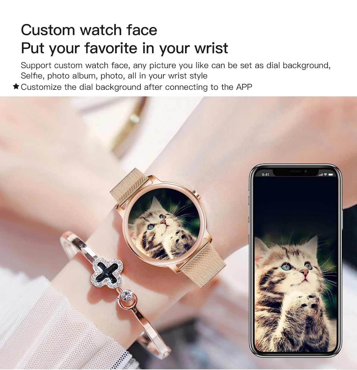 1.69 Inch Smart Watch, Multiple Function, Heart Rate Monitor, Fitness Bracelet, Smart Notification, IP67 Waterproof Smartwatch