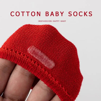 Newborns learning to walk on non slip flooring, spring and summer, 0-1 year old female baby boat socks