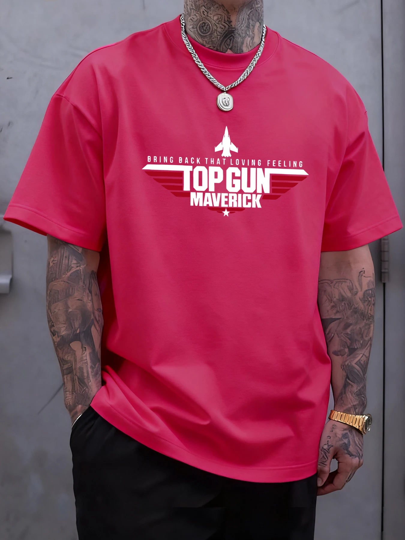 Top Gun Maverick Printing T Shirts Man Cotton Fashion T-Shirt Unisex Casual Oversize Clothes Soft Summer Trendy Street Tops