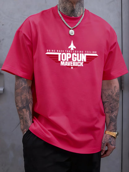 Top Gun Maverick Printing T Shirts Man Cotton Fashion T-Shirt Unisex Casual Oversize Clothes Soft Summer Trendy Street Tops