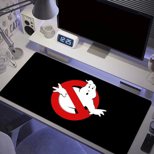 G-Ghostbusters Slimer Mouse Pad Movie Anti-fray Home Custom Ergonomic Office Rubber Large Funny Desk Mat Keyboard PC Non-slip