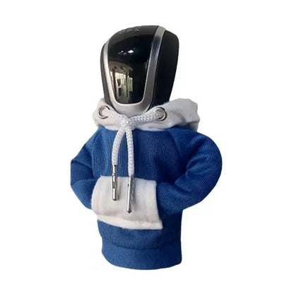 Hoodie Universal Car Shift Lever Interior Decor Gear Shift Hoodie Cover Shift Cover Gear Handle Decoration Fits Manual Automatic