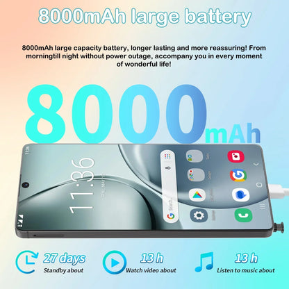 HOT Sale 2025 C40 Pro 7.3inch HD Global Edition Original Smart Dual Card 8000mAh Battery Facial Recognition Function Arrival