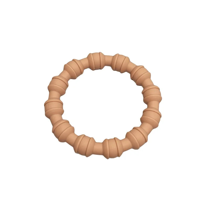 Baby food grade silicone teethers children's bracelet baby teething stick children mouth muscle trainer