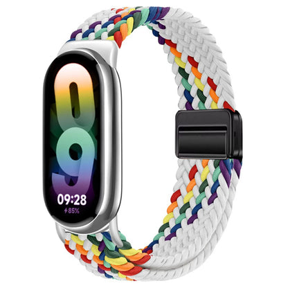 Braided Loop Strap For Xiaomi Band 9 8 Magnetic Buckle Mi band 9 Nylon Bracelet Comfortable Wristband For Mi Band 10 Accessories