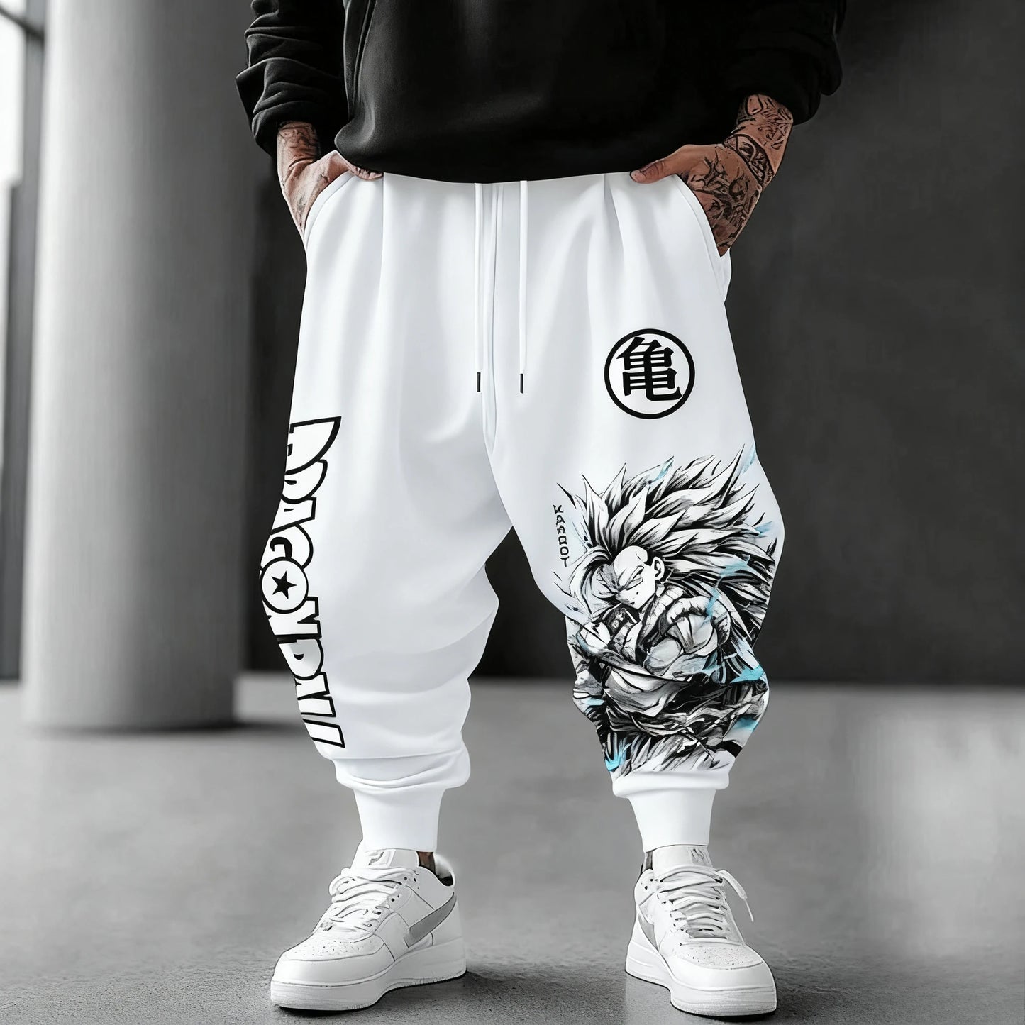 Dragon Ball Z Goku Anime Men Women Sweatpants Summer Streetwear Casual Pants Japanese Cartoon Print Hip Hop Trendy Y2k Clothes