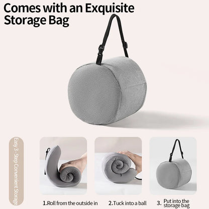 1pc Car Interior U-shaped Pillow, Neck Support Hooded Travel Portable Airplane Neck Pillow, Memory Foam Travel Pillow, Foldable
