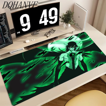 BLEACH Mouse Pad Desk Mat Large Natural Rubber Non-slip Anti-fray Anime  Mousepad With lock edge Keyboard Ergonomic Office Home