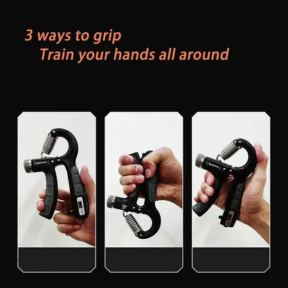 10-100kg Adjustable Counting Grip Strengthener Portable Fitness Grip Strengthener Hand Training Device Grip Strengthener