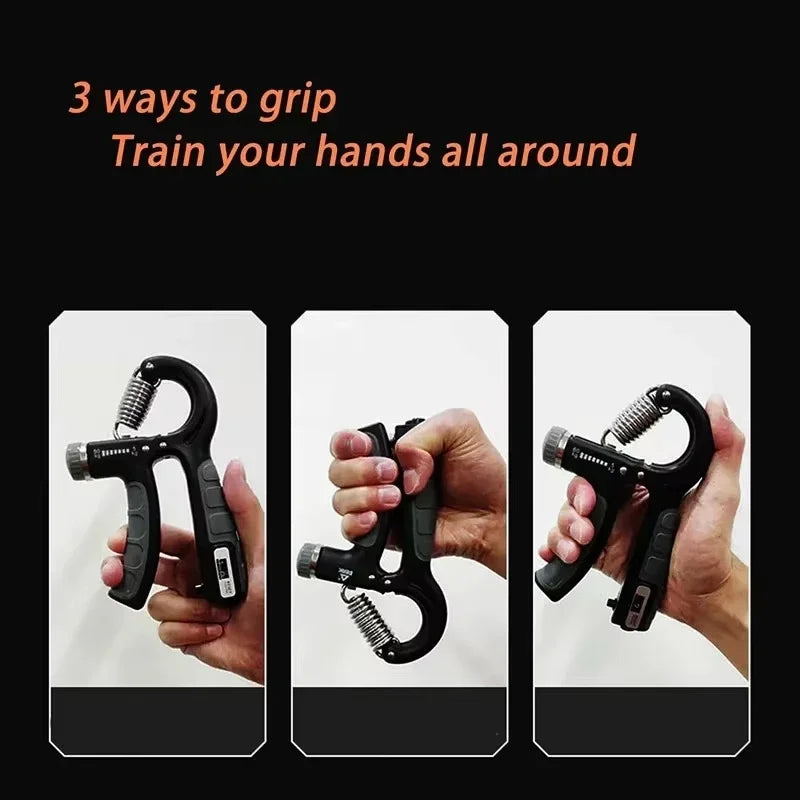 10-100kg Adjustable Counting Grip Strengthener Portable Fitness Grip Strengthener Hand Training Device Grip Strengthener
