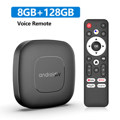 New Android16 Smart Home Theater TV Box RK3518 Quad Core Google Assistant Streaming 8GB128GB Media Player Dual Wifi 2.4G/5.8G T1