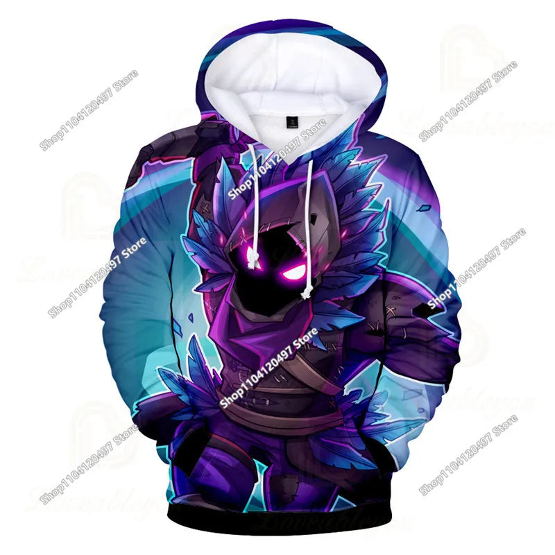 Children's Clothing Fortnite 3D Printed Unisex Hoodie Casual Coat Game Peripheral Cosplay Children Clothing Gifts