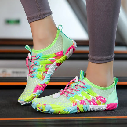 Qiuck Drying Aqua Shoes Men Women's Water Shoes Barefoot Five-Fingers Wading Sneakers Beach Swimming Footwear 2023 New Arrival