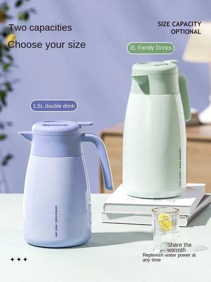 COOKER KING Thermal Pot Household Large Capacity Heat Preservation Bottle Glass Liner Thermal Insulation Kettle Hot Water Bottle