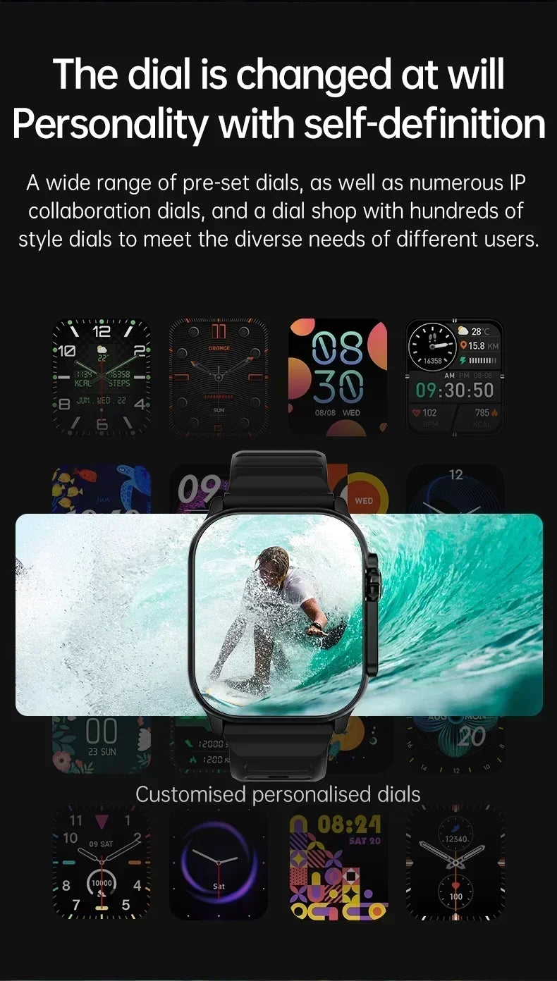 2025 New Smart Watch Series 10 Screen Bluetooth Call Heart Rate Blood Pressure GPS Smartwatch for Android IOS Sports Watch