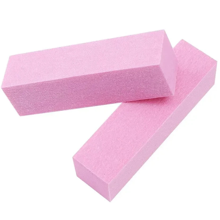 Pink Buffing Sanding Files Block Pedicure Manicure Care Sponge Nail Art Buffer Grindig Polishing No Hurt Nail Art Tools