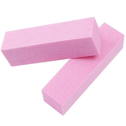 Pink Buffing Sanding Files Block Pedicure Manicure Care Sponge Nail Art Buffer Grindig Polishing No Hurt Nail Art Tools