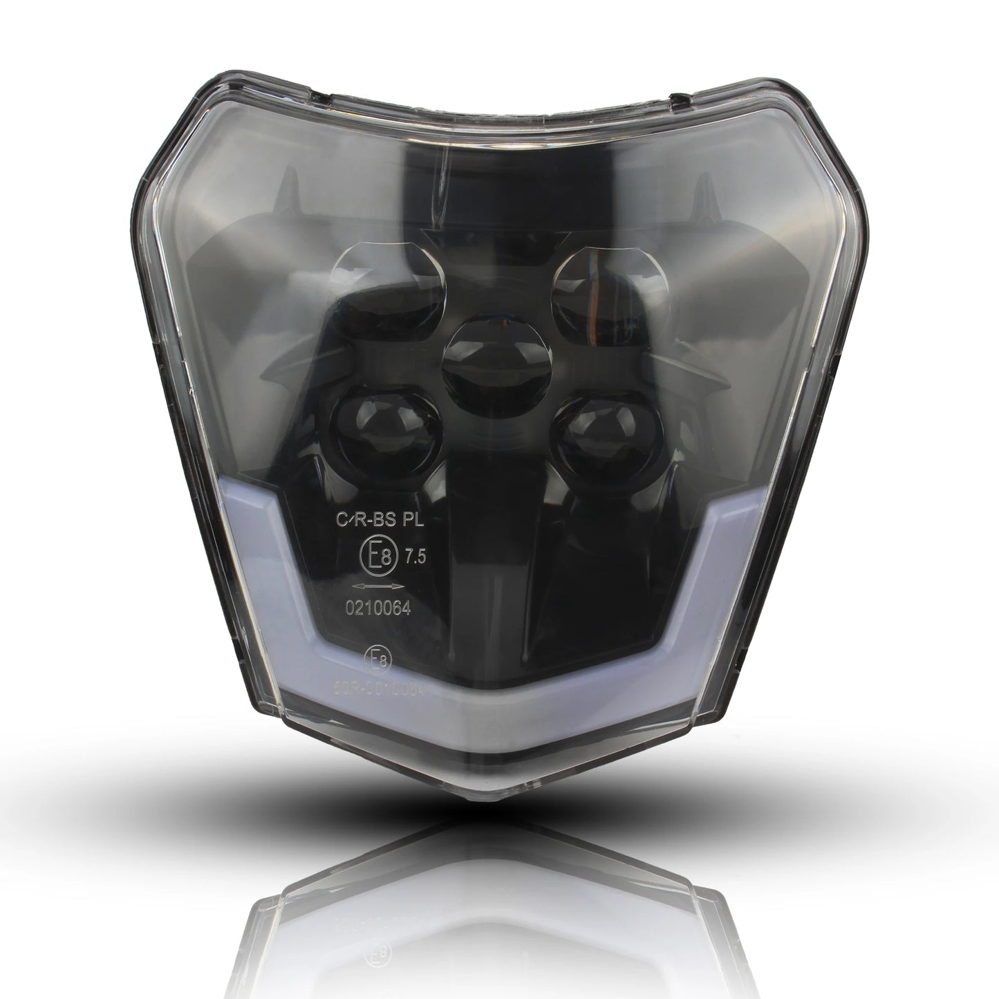 for KTM EXC Motorcycle Led Headlight XC SX XCW SXF XCW Supermoto Head Lamp Fairing Dirt Bike Motocross Enduro Accessories