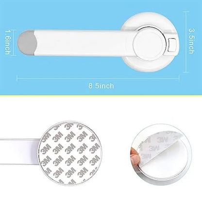 Baby Toilet Lock With 3m Adhesive Easy Intallation No Tools Needed Fit For Most Standard Toilet Safe Products For Kids And Pets